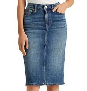 NWT Ralph Lauren Denim Pencil Skirt